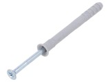 Plastic Anchor with Screw 8x80 Zinc-Plated Steel 100pcs