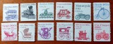 U.S.A-1980''TRANSPORTURI in AMERICA''-LOT 12v-(Cat SCOT- )-.MNH--Nestamp.--Vezi-Scan