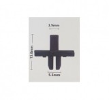 Set 10 Clipsuri BMW 51131804205, Geam Lateral, Caroserie, 3.5 x 15.8 x 5.5 mm