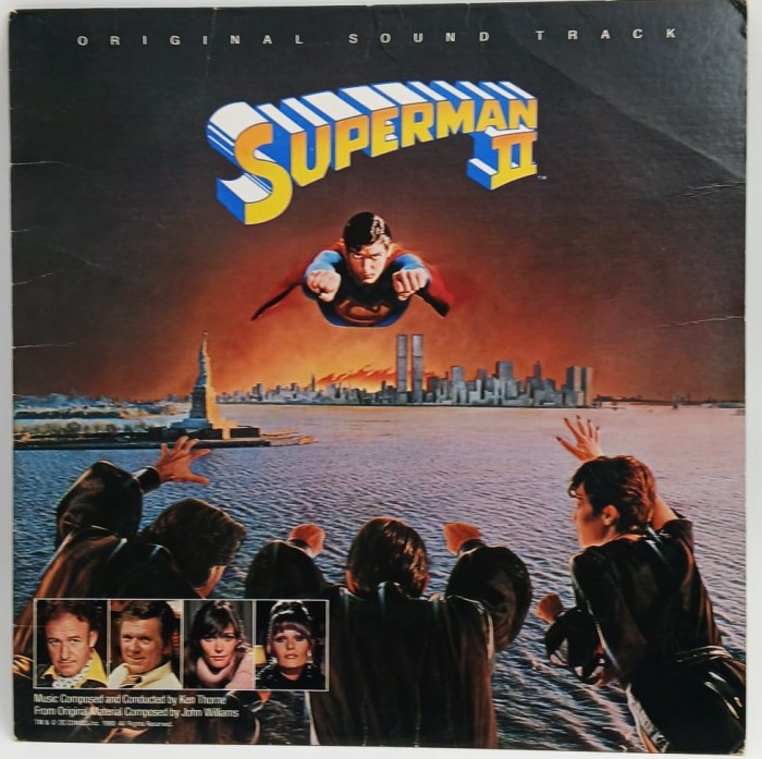 Ken Thorne - Superman II NM / VG+ vinil LP disc soundtrack Warner Bros SUA 1981 disc gravat cu laser