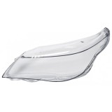 Sticla far stanga pentru BMW Seria 5 E60, E61 far cu Halogen H7 sau Xenon fara adaptiv (2004 - 2010) - HB045-STANGA