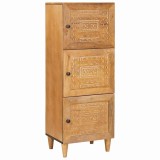 vidaXL Bufet cu raft Maro deschis 40 x 33 x 110 cm Lemn masiv de mango