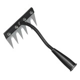 Extractor portabil de rădăcini cu 6 dinți, unelte de grădinărit