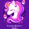 Invitatie Unicorn