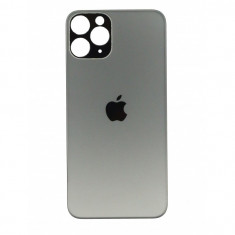 Capac Baterie Apple iPhone 11 Pro Gri, cu gaura pentru camera mare