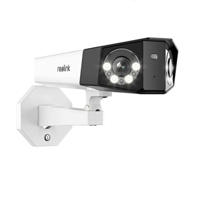 Camera de supraveghere Reolink DUO PoE P730 cu lentile duble, rezolutie de 8MP, detectare Persoana/Vehicul, unghi vizualizare orizontal 180&amp;deg; foto