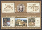 ROMANIA 2004 LP 1648 BINECREDINCIOSUL VOIEVOD STEFAN CEL MARE SI SFANT PERECHE BLOCURI STARE MNH, Nestampilat