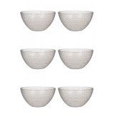 Set boluri, 6 piese, 4 l, Plastic, Transparent