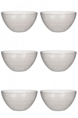 Set boluri, 6 piese, 4 l, Plastic, Transparent foto