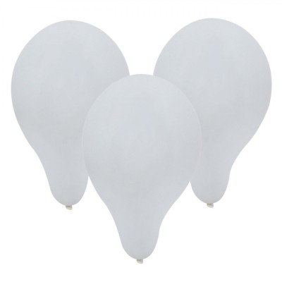 Baloane Petrecere, Set 10 Bucăți, Culoare Alb, Mărime 23 cm foto