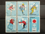 Romania 1971 - J.O. Sapporo, serie stampilata