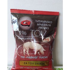 EnergoMix Tov 1% Premix vitaminic-mineral pentru ingrasarea porcilor 1kg