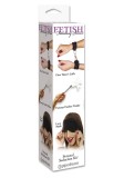 Cumpara ieftin Set Seductie Senzuala Justforme Negru: Mansete, Masca Satin, Gadilitor Pene - Kit Fantezie Romantica Dormitor