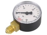 Manometru PNEUMAT 109-K, 0-40 Bar, 50mm, Racord G1/4, Clasa Acuratete 1,6, Carcasa Plastic