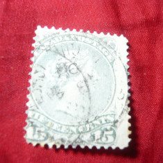 Timbru Canada 1868 Regina Victoria , 15c stampilat