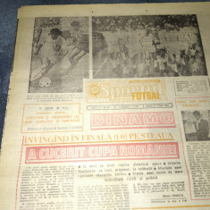 ZIARUL SPORTUL SUPLIMENT FOTBAL 27 IUNIE 1986