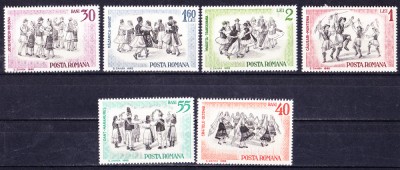 TSV$ - 1966 LP 626 DANSURI POPULARE MNH/** LUX foto