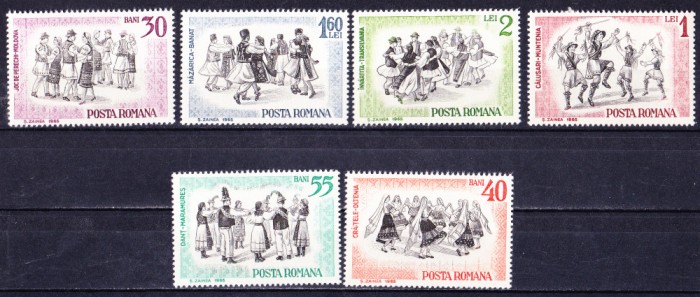 TSV$ - 1966 LP 626 DANSURI POPULARE MNH/** LUX