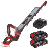 Einhell GE-CH 36/61 Li PXC + Twinpack CB + 4514095 - Masina de tuns gard viu 67 cm + Set 2 acumulatori si incarcator Li-Ion 18 V 2.5 Ah