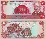 NICARAGUA 50 cordobas 1985 UNC!!!