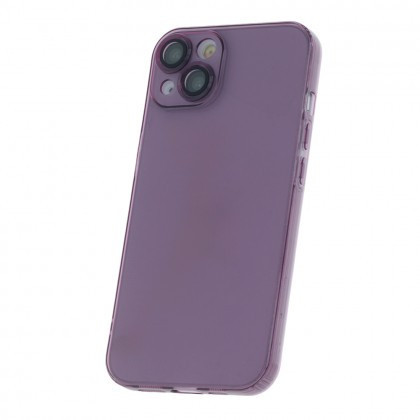 Husa Silicon Ultra Slim, Color, 1,5 mm, Apple iPhone 14, Bordo, Bulk