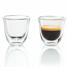 Set 2 pahare espresso DeLonghi 60 ml - 5513214591
