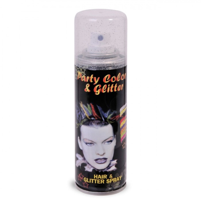 Spray pentru Păr Argintiu cu Glitter, Capacitate 125 ml