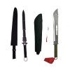 Set doua sabii de vanatoare, IdeallStore&reg;, Last Ronin, 68.5 cm, negru