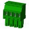 Conector regletă de conexiuni deconectabilă AMPHENOL ANYTEK TS mamă 8A 4 pini verde