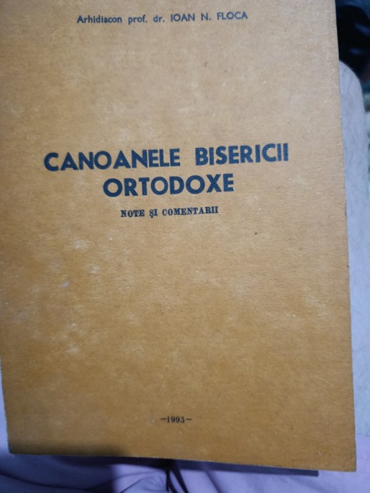 Canoanele Biserii Ortodoxe