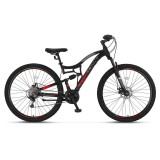 Bicicleta MTB Umit Stallion 2D, Full Suspension, SHM, 21 viteze, roata 26&quot;, cadr... Cod:52659160003