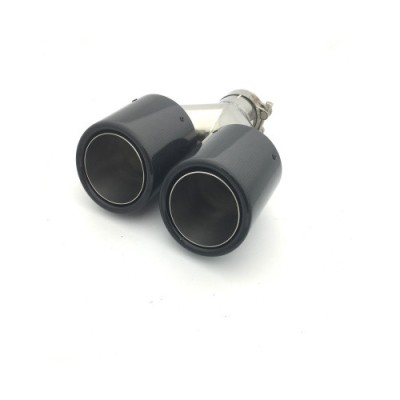 Ornament toba cu carcasa din carbon lucios Cod: 20S101-76 Automotive TrustedCars foto