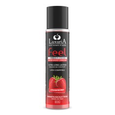 Lubrifiant Pe Baza De Apa Cu Aroma Capsune Feel, 60 ml foto