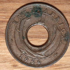 Africa de Est - moneda istorica - 1 cent 1956 - H? - bronz - George VI