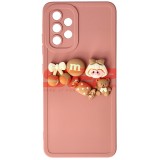 Husă Silicon 3D Cartoon Pink Candy pentru Samsung Galaxy A32