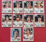 Lot 10 stickere de colectie (Decje Novine/Panini) - DANEMARCA - Campionatul European de Fotbal 1984