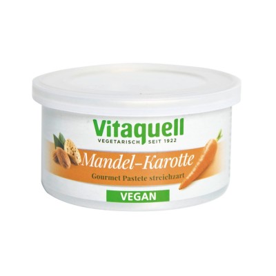 Crema tartinabila cu morcovi si migdale bio 125g Vitaquell foto