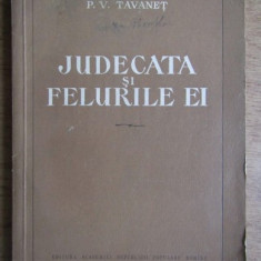 Judecata si felurile ei / P. V. Tavanet