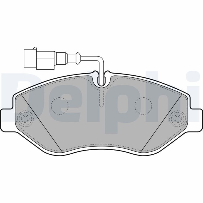 DELPHI LP2043 set placute frana,frana disc