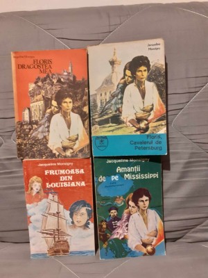 FLORIS DRAGOSTEA MEA/CAVALERUL DE PETERSBURG/FRUMOASA DIN LOUISIANA/AMANTII DE PE MISSISSIPPI-JACQUELINE MONSIGNY foto