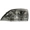 Far KIA SORENTO (JC), 08.2002-01.2006, partea stanga, DEPO, tip bec H1+H7+PY21W+W5W; manual; lucas alb, argintiu; halogen