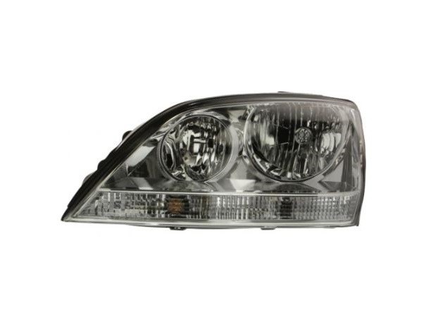 Far KIA SORENTO (JC), 08.2002-01.2006, partea stanga, DEPO, tip bec H1+H7+PY21W+W5W; manual; lucas alb, argintiu; halogen