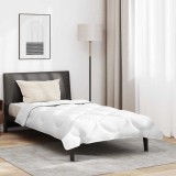 vidaXL Duvet cu Perne cu pernă 2 pcs Alb 140 x 200 cm Microfibră