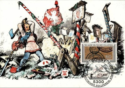 C4103 - Germania 1983 carte postala maxima foto
