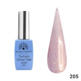 Oja semipermanenta Twilight Glitter 8ml, 205
