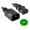 Adaptor cablu prelungitor C13 C14 250V 10A, Cupru 4M