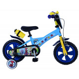 Bicicleta pentru baieti Disney Spidey, 12 inch, culoare albastru / galben, frana PB Cod:21137-DR
