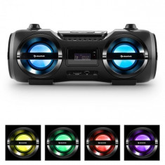 Auna Soundblaster M, max. 50W, boombox cu bluetooth 3.0, CD / MP3 / USB, FM, LED foto