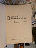 Mecanica ruperii materialelor - dr. ing. DRAGOȘ D. CIOCLOV