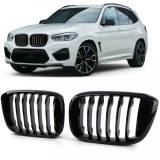 Grila sport frontala lucioasa neagra, potrivita pentru BMW X3 G01 X4 G02 2017-2021 Performance AutoTuning